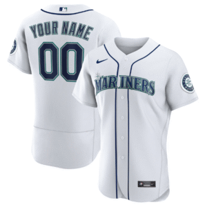 Jersey Seattle Mariners Branca Authentic