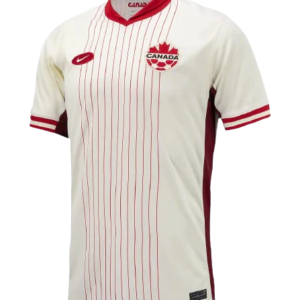 Camisa Seleção Canadá Away 2024/25 s/n Torcedor Masculino - Branca e Vermelha