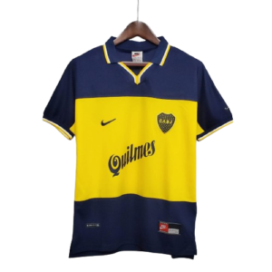 Camisa Boca Juniors Retrô Nike 1998/99 - Azul e Amarelo