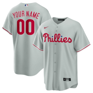 Jersey Philadelphia Phillies Cinza Torcedor
