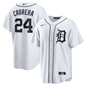Jersey Detroit Tigers Branca Torcedor
