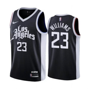Regata NBA Los Angeles Clippers City 20/21 Edition Nike Authentic Swingman Williams 23 - Preta