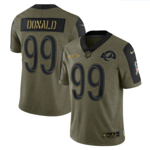 Camisa NFL Los Angeles Rams Vapor Limited Jersey Azul Salute To Service 2021
