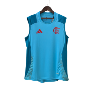Camisa Regata Flamengo Treino 25/26 Adidas Masculina - Azul claro