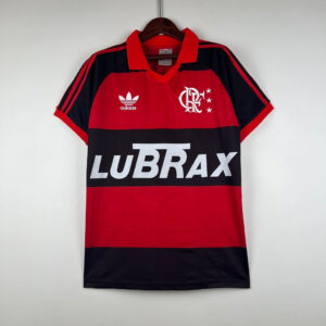 Camisa Flamengo Home Retro 1987/88 Adidas - Vermelho e Preto