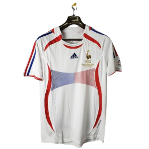 Camisa Retrô França II Away Adidas 2006/07 Masculino Branco