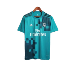 Camisa Retrô Real Madrid II Away Adidas 2017/18 Masculino Azul