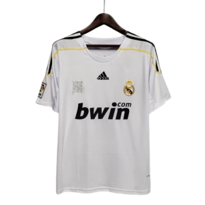 Camisa Retrô Real Madrid I Home Adidas 2009/10 Masculino Branco