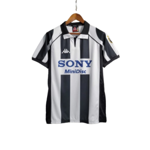 Camisa Retrô Juventus I Kappa 1997/98 Masculino Preto e Branco