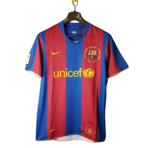Camisa Barcelona Retrô 2006/2007 - Nike Azul Grená