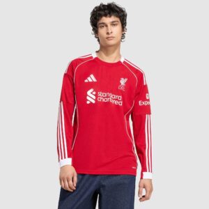 Camisa adidas Liverpool 2025/26 I Manga Longa