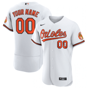Jersey Baltimore Orioles Branca Authentic