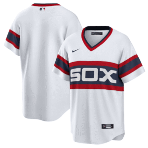 Jersey Chicago White Sox Branca/Azul Torcedor