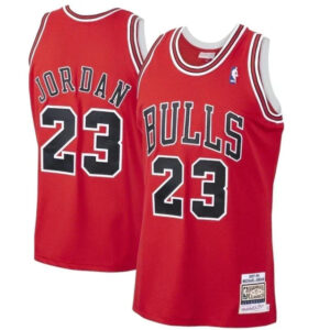 Regata NBA Chicago Bulls Retrô 1997 - 1998 Nike Authentic Jordan 23 - Vermelha
