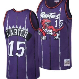 Regata NBA Toronto Raptors Retrô Mitchell & Ness Authentic Carter 15 - Azul