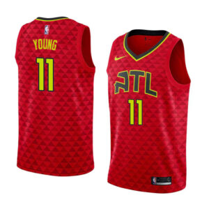 Regata NBA Atlanta Hawks Nike Authentic Young 11 - Vermelha