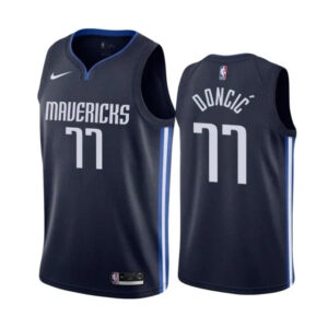 Regata NBA Dallas Mavericks Nike Authentic Swingman Doncic 7 - Azul Marinho