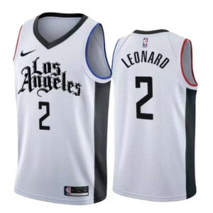 Regata NBA Los Angeles Clippers City Edition Nike Authentic Swingman Leonard 2 - Branca
