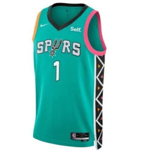 Regata NBA San Antonio Spurs City Edition Nike Authentic Swingman Wembanyama 1
