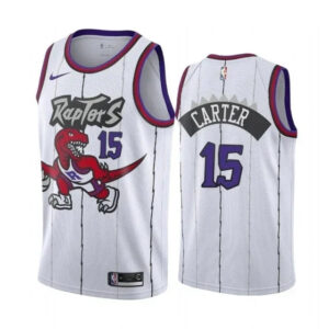 Regata NBA Toronto Raptors Retrô Nike Swingman Authentic Carter 15 - Branca