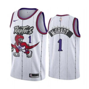 Regata NBA Toronto Raptors Retrô Nike Swingman Authentic McGrady 1 - Branca