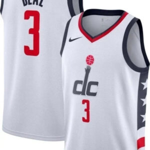 Regata NBA Washington Wizards City Edition Nike Authentic Swingman Beal 3 - Branca