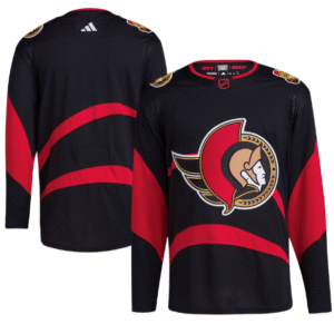 Camisa NHL Ottawa Senators Reverse Retrô 2.0 Jersey Preta