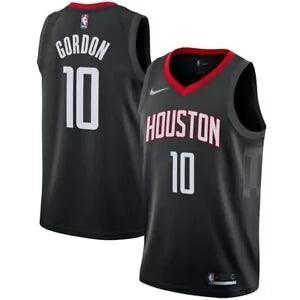 Regata NBA Houston Rockets City 20/21 Edition Nike Authentic Swingman Gordon 10 - Preta