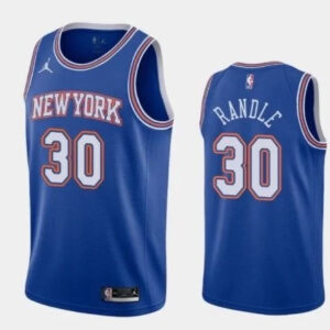 Regata NBA New York Knicks Edition 20/21 Nike Authentic Randle 30 - Azul