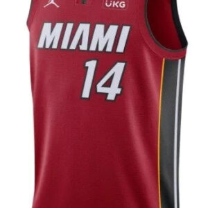 Regata NBA Miami Heat Edition 20/21 Nike Authentic Herro 14 - Grená