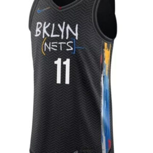 Regata NBA Brooklyn Nets City Edition 20/21 Nike Authentic Irving 11 - Preta
