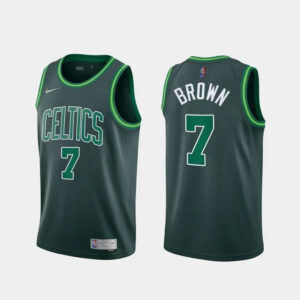 Regata NBA Boston Celtics Edition 20/21 Nike Authentic Brown 7 - Verde