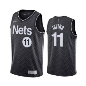 Regata NBA Brooklyn Nets Edition 20/21 Nike Authentic Irving 11 - Preta